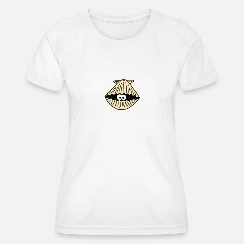 Shell / clam / shell - Women's Functional T-Shirt - white