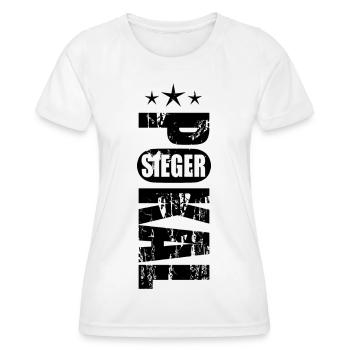 Pokalsieger 2025 - Frauen Funktions-T-Shirt - Weiß - Vorne - AI Model Female 172 dark (172cm)