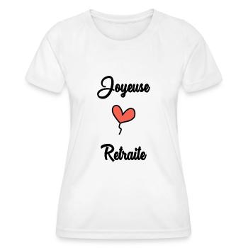 KOLLEGE. ANFANGEN. RUHESTAND - Frauen Funktions-T-Shirt - Weiß - Vorne - AI Model Female 172 dark (172cm)