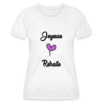 KOLLEGE. ANFANGEN. RUHESTAND - Frauen Funktions-T-Shirt - Weiß - Vorne - AI Model Female 172 dark (172cm)