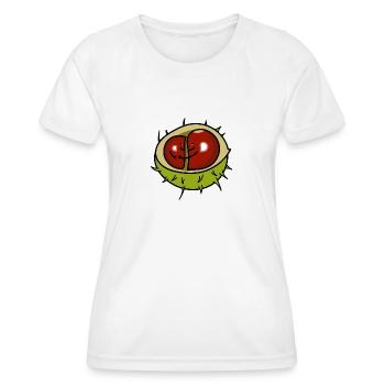 Chestnut Couple Love - Women's Functional T-Shirt - white - Front - AI Model Female 172 dark (172cm)