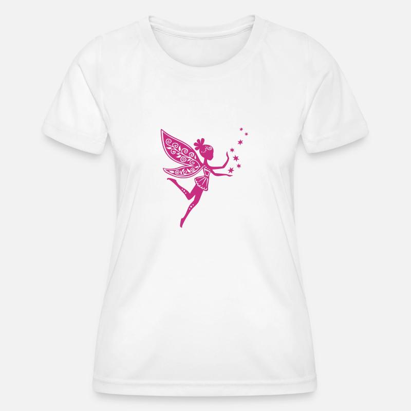 fairy, pixie, Elf, star, magic, witchcraft, summer - Women's Functional T-Shirt - white