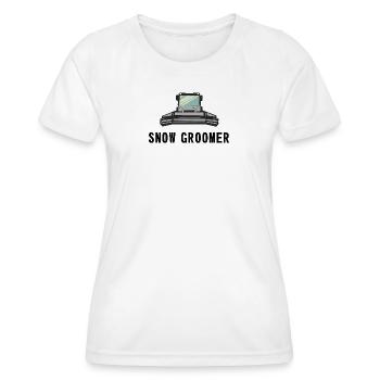 Snow Groomer - Frauen Funktions-T-Shirt - Weiß - Vorne - AI Model Female 172 dark (172cm)