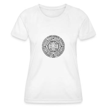 Ethno Travel Experience - Frauen Funktions-T-Shirt - Weiß - Vorne - AI Model Female 172 dark (172cm)