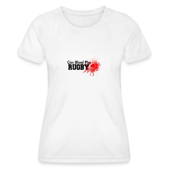 LE RUGBY - T-shirt sport Femme - blanc - Devant - AI Model Female 172 dark (172cm)