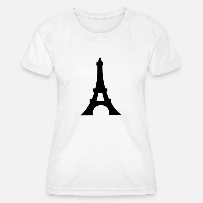 eifelturm - Women's Functional T-Shirt - white