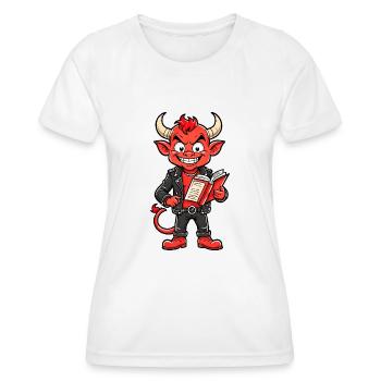Red Devil - Women's Functional T-Shirt - white - Front - AI Model Female 172 dark (172cm)