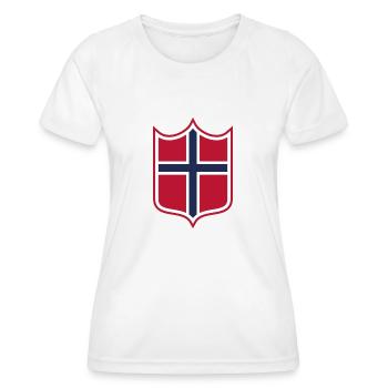 Norwegen - Frauen Funktions-T-Shirt - Weiß - Vorne - AI Model Female 172 dark (172cm)