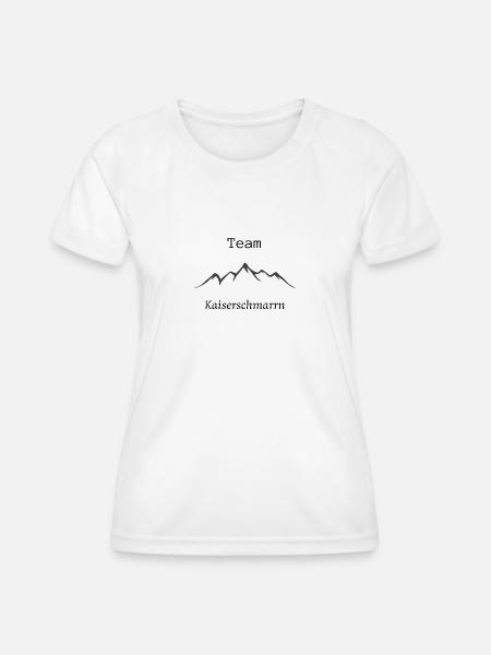 Team Kaiserschmarrn , wandern - Frauen Funktions-T-Shirt - Weiß
