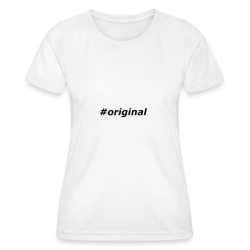 #original - T-shirt sport Femme - blanc - Devant - AI Model Female 172 dark (172cm)