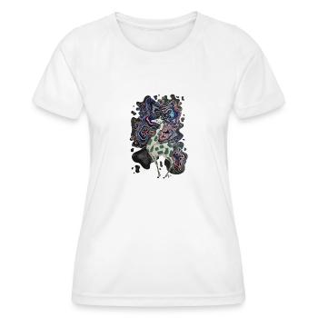 Think Curvy! - Frauen Funktions-T-Shirt - Weiß - Vorne - AI Model Female 172 dark (172cm)