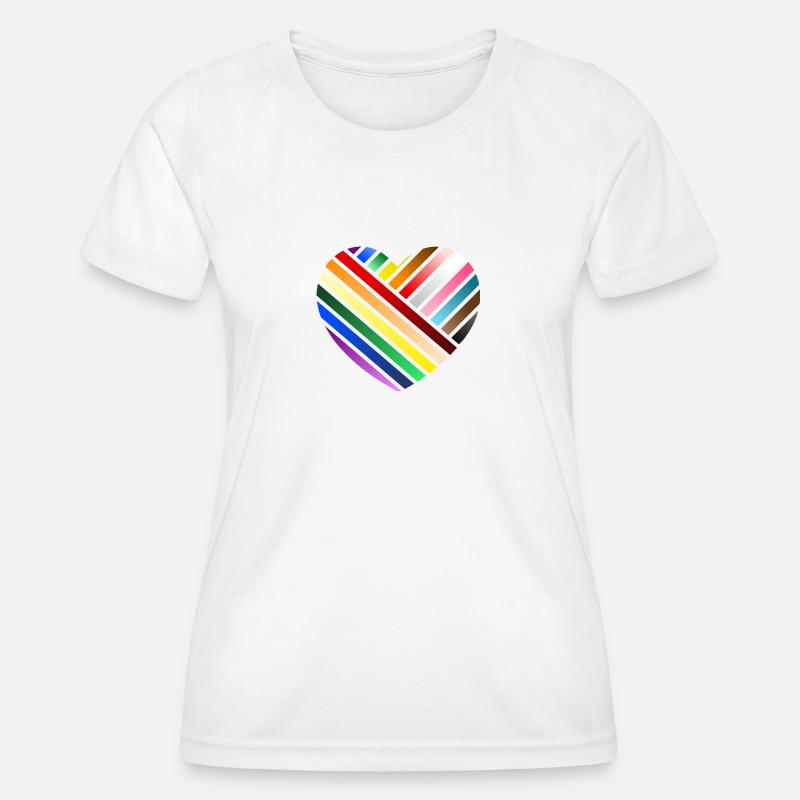 LOVE - modern theme - Women's Functional T-Shirt - white