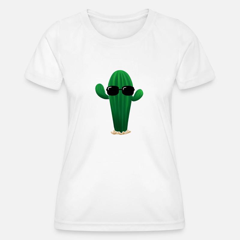 Cool Cactus - Women's Functional T-Shirt - white