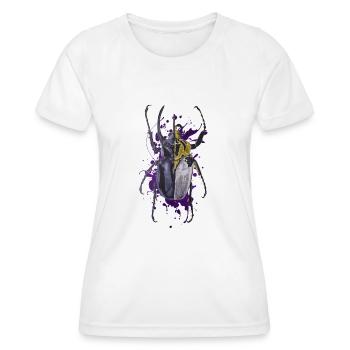 Coleoptera Käferkäfer Insekt - Frauen Funktions-T-Shirt - Weiß - Vorne - AI Model Female 172 dark (172cm)