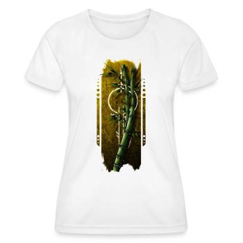 Zen : Bambus-Genuss - Frauen Funktions-T-Shirt - Weiß - Vorne - AI Model Female 172 dark (172cm)