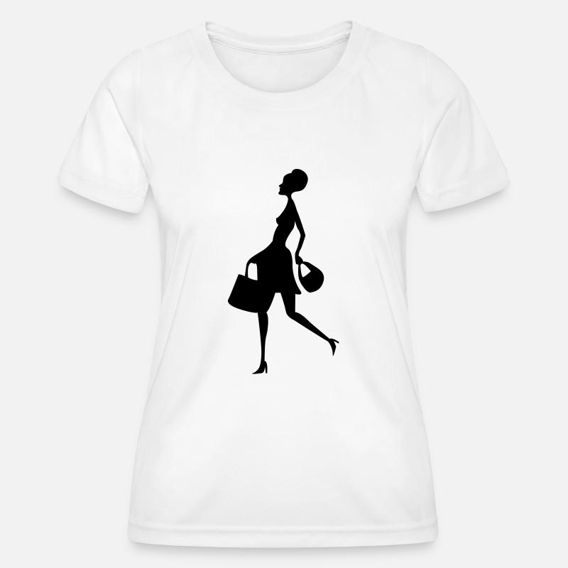 shopping - Women's Functional T-Shirt - white