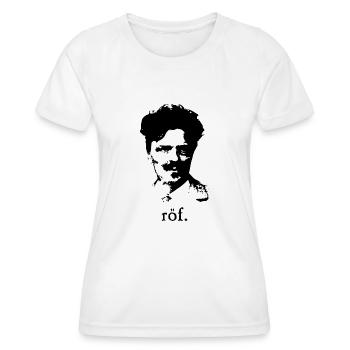 ROF - Women's Functional T-Shirt - white - Front - AI Model Female 172 dark (172cm)