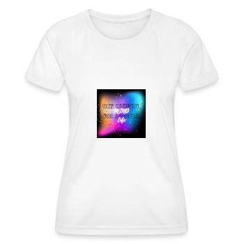 T-shirt Colorful Mind Colorful Life - T-shirt sport Femme - blanc - Devant - AI Model Female 172 dark (172cm)