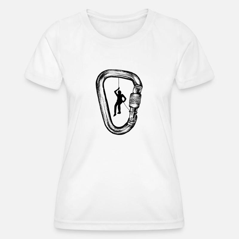 climber - Women's Functional T-Shirt - white
