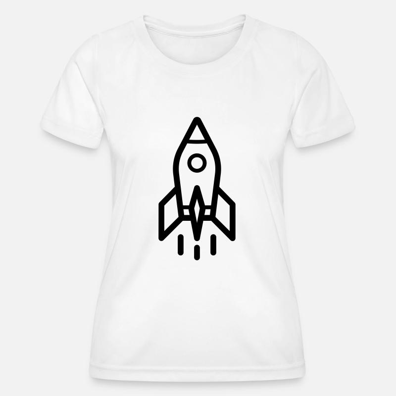 rocket - Women's Functional T-Shirt - white