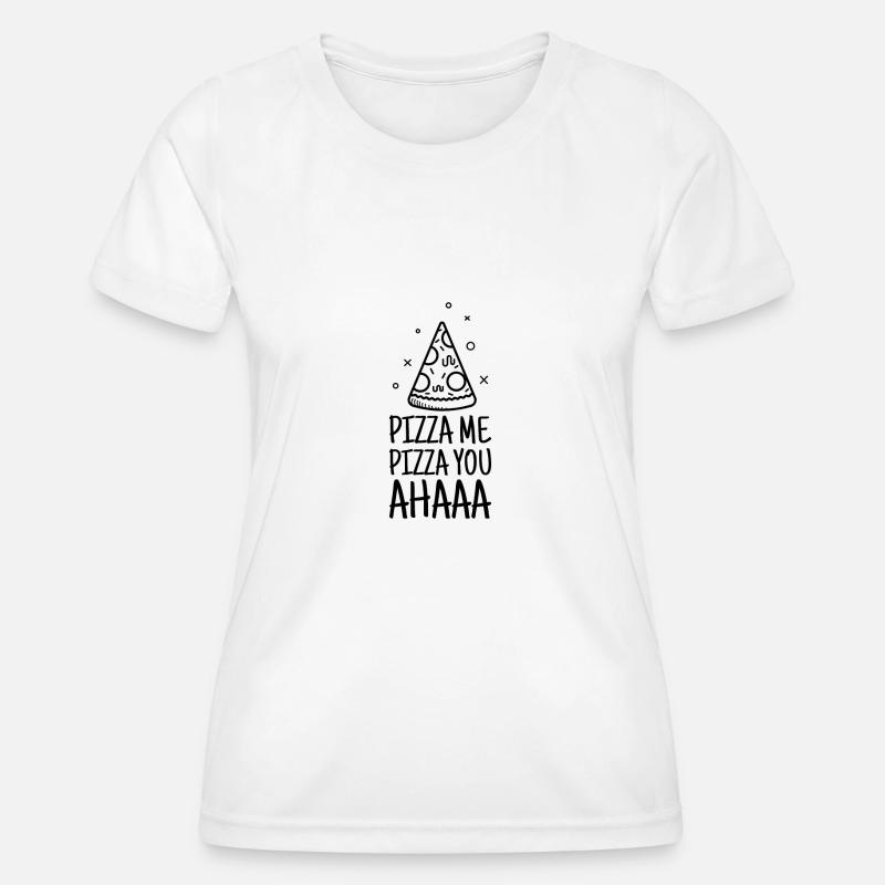 Pizza, pizza, PIzza - Women's Functional T-Shirt - white