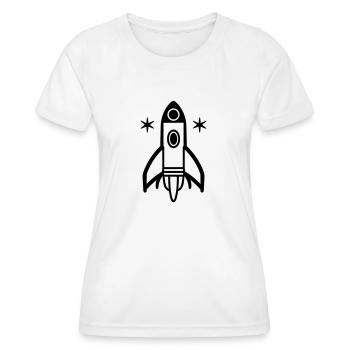 Rocket - Women's Functional T-Shirt - white - Front - AI Model Female 172 dark (172cm)