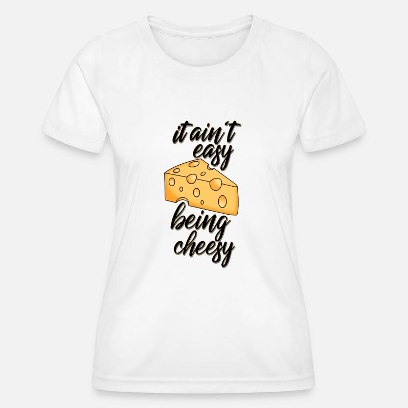 Cheesy - Women's Functional T-Shirt - white