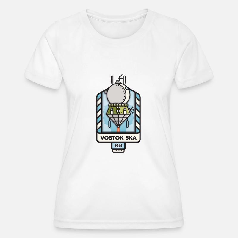 Vostok 3KA - Women's Functional T-Shirt - white