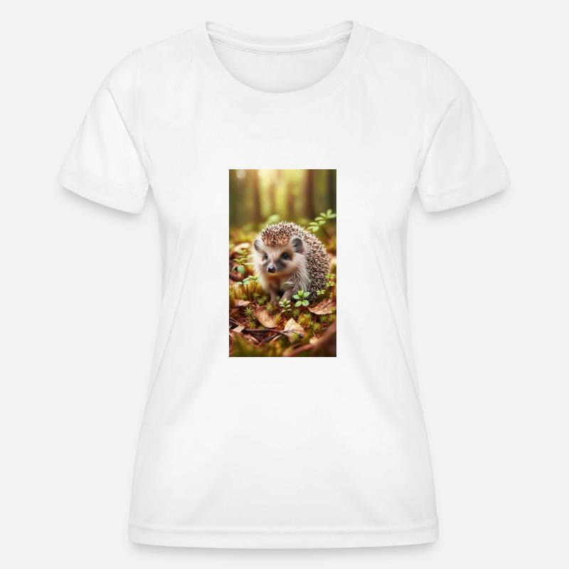 Hedgehog - Women's Functional T-Shirt - white