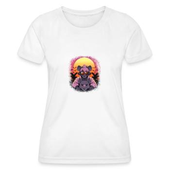 jokes funny quote coati cool animal ice bear - Frauen Funktions-T-Shirt - Weiß - Vorne - AI Model Female 172 dark (172cm)