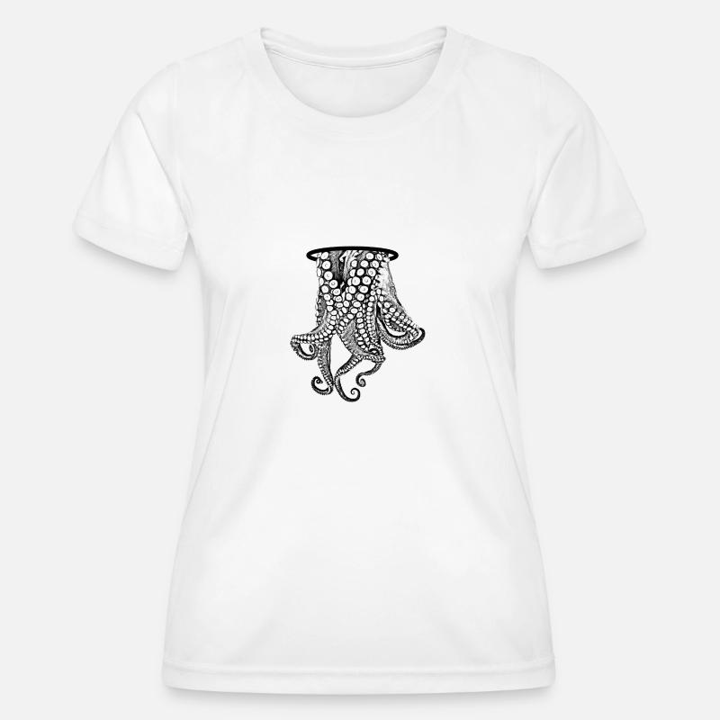 Tentacles - Octopus - Women's Functional T-Shirt - white