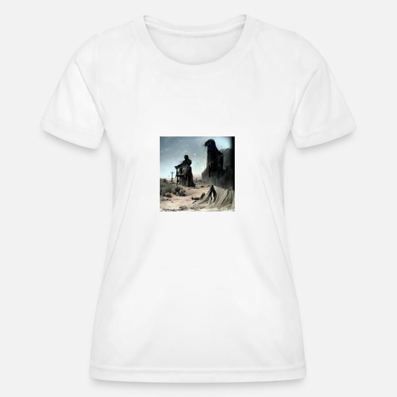 Ghost Town - Women's Functional T-Shirt - white