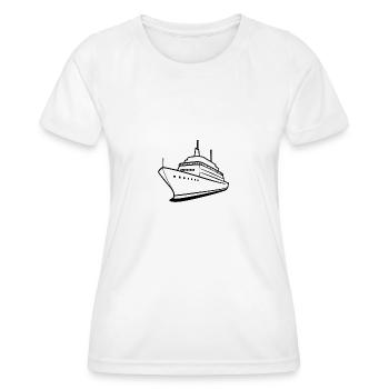 Sailors - lovers of the seas - Women's Functional T-Shirt - white - Front - AI Model Female 172 dark (172cm)