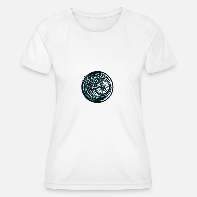 A logo for cyclists - Women's Functional T-Shirt - white