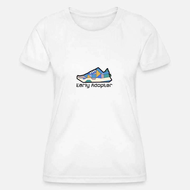 Shoe 6 - Women's Functional T-Shirt - white