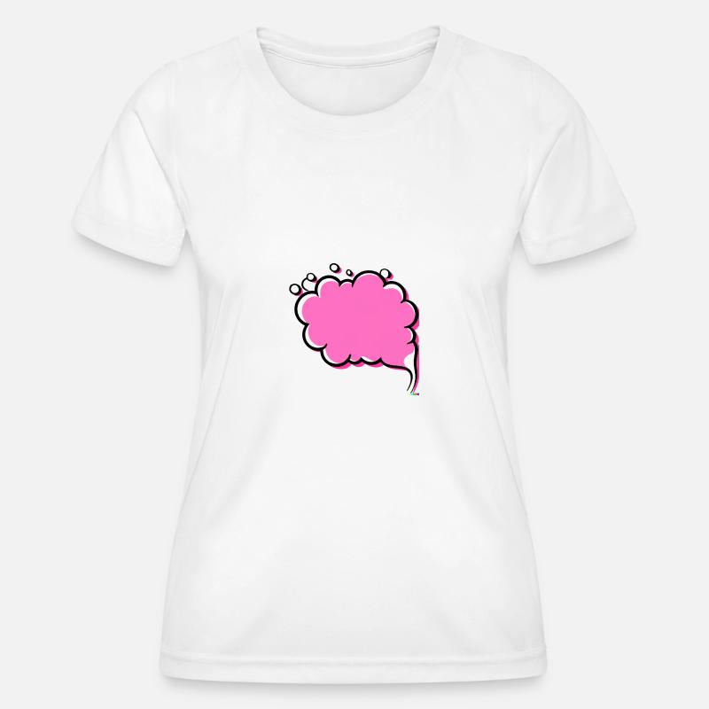 Pink Cloud - Women's Functional T-Shirt - white