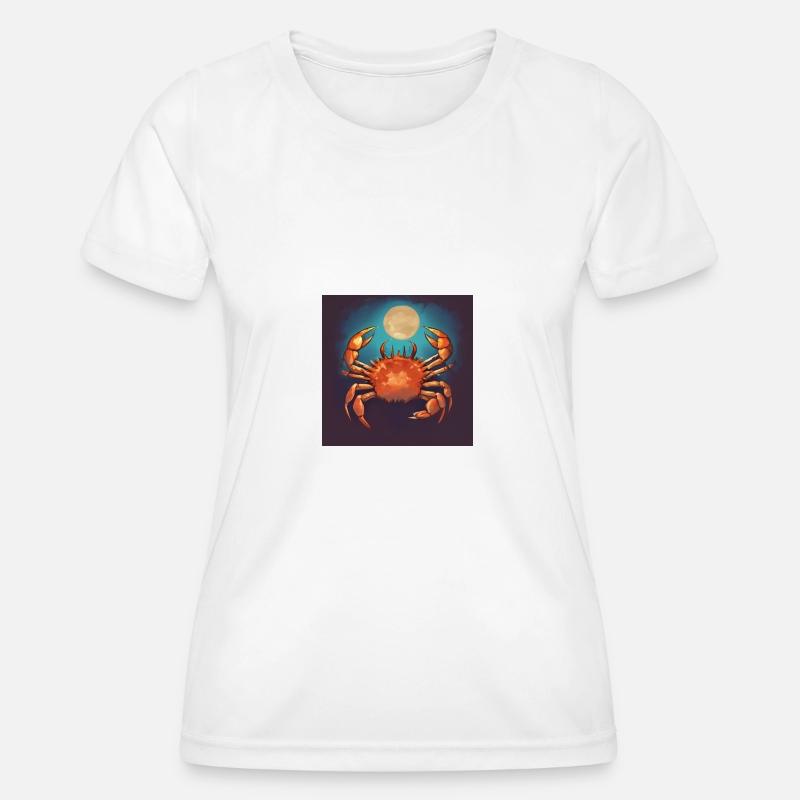 crabsolution - Women's Functional T-Shirt - white