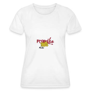Noodle Nendes - Frauen Funktions-T-Shirt - Weiß - Vorne - AI Model Female 172 dark (172cm)