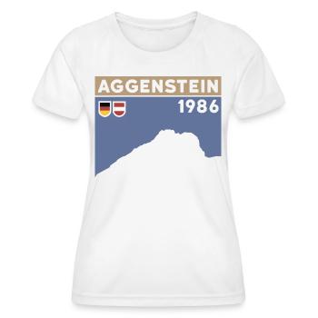 Aggenstein Summit Tour Grän Randonnée avec des enfants - T-shirt sport Femme - blanc - Devant - AI Model Female 172 dark (172cm)