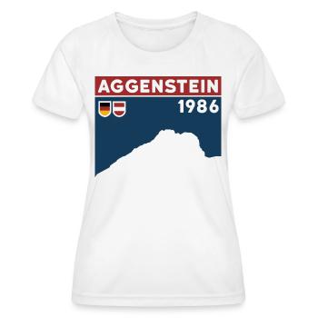 Aggenstein Mountain Summit Tour Hiking Hike Grän - Women's Functional T-Shirt - white - Front - AI Model Female 172 dark (172cm)