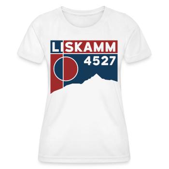 Liskamm Crossing Lyskamm Alpine Tour Souvenir - Women's Functional T-Shirt - white - Front - AI Model Female 172 dark (172cm)