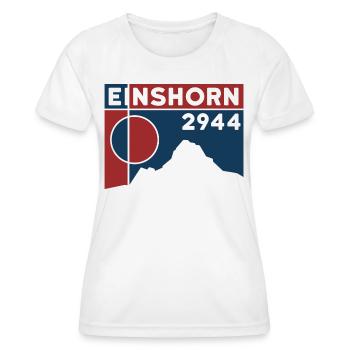 Einshorn Mountain Randonnée Randonnée Ski Randonnée Souvenir - T-shirt sport Femme - blanc - Devant - AI Model Female 172 dark (172cm)