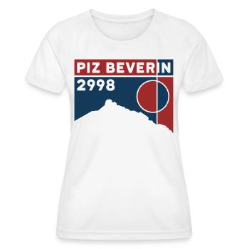 Piz Beverin, Tour, Hiking, Hiking, Ski Touring, Trail - Women's Functional T-Shirt - white - Front - AI Model Female 172 dark (172cm)
