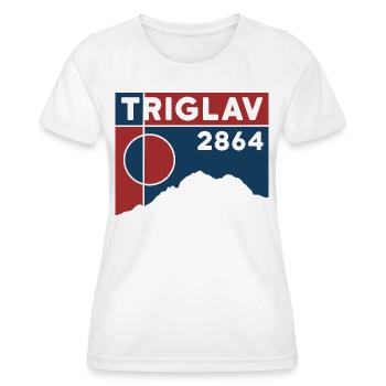 Triglav, Triglau, Kranjska Gora, Slovenia, Hiking - Women's Functional T-Shirt - white - Front - AI Model Female 172 dark (172cm)