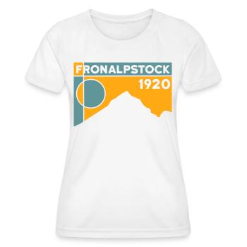 Fronalpstock Randonnée Randonnée Souvenir Souvenir - T-shirt sport Femme - blanc - Devant - AI Model Female 172 dark (172cm)