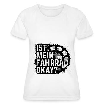 Ist Mein Fahrrad okay - - Frauen Funktions-T-Shirt - Weiß - Vorne - AI Model Female 172 dark (172cm)