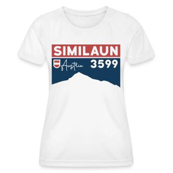 Similaun Glacier High Tour Hike Ötztal Tyrol - Women's Functional T-Shirt - white - Front - AI Model Female 172 dark (172cm)