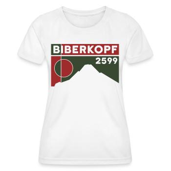 Biberkopf Höhe Wanderung Warth Schröcken Arlberg - Frauen Funktions-T-Shirt - Weiß - Vorne - AI Model Female 172 dark (172cm)
