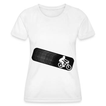 Vintage Radfahrer - - Frauen Funktions-T-Shirt - Weiß - Vorne - AI Model Female 172 dark (172cm)
