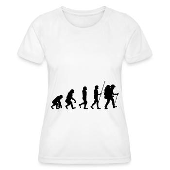 Evolution Homme errant - - T-shirt sport Femme - blanc - Devant - AI Model Female 172 dark (172cm)